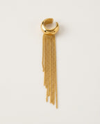 Ear cuff chain with a tassel of fine chains, packshot