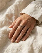 Bague étoile portée à l'index